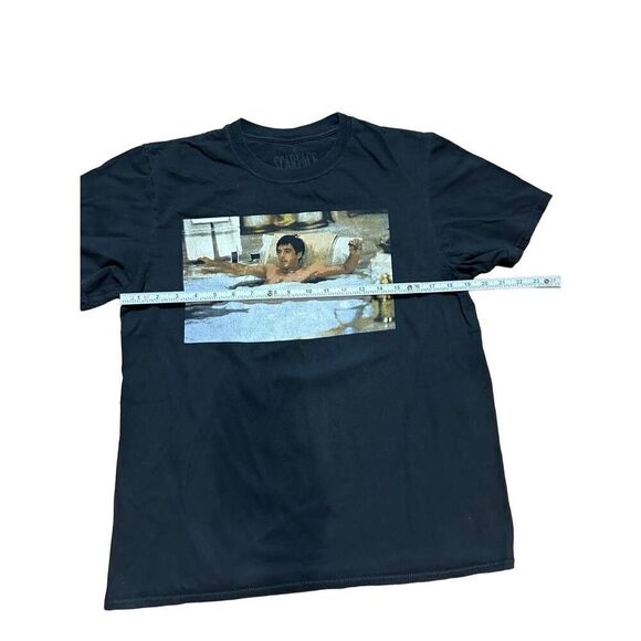 Scarface T-Shirt Men's Small Al Pacino Bath Tub Print Sz M - Picture 4 of 6